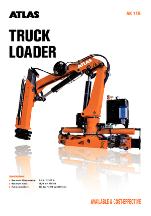 हाइड्रोलिक लोडिंग क्रेन T-Atlas TLC 116.3 A5L