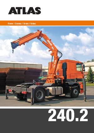 हाइड्रोलिक लोडिंग क्रेन T-Atlas TLC 240.2 E A 2
