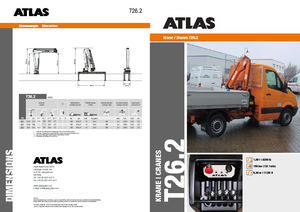 हाइड्रोलिक लोडिंग क्रेन T-Atlas TLC T 26.2 A 27