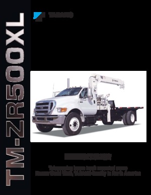 हाइड्रोलिक लोडिंग क्रेन Tadano TM-ZR506XL