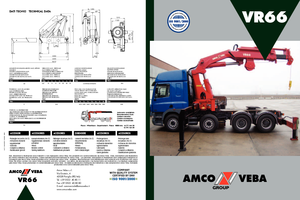 हाइड्रोलिक लोडिंग क्रेन Amco Veba VR 66-7 S