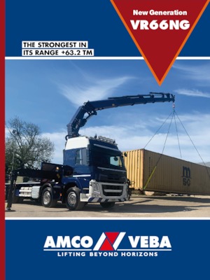 हाइड्रोलिक लोडिंग क्रेन Amco Veba VR66NG-8 S 