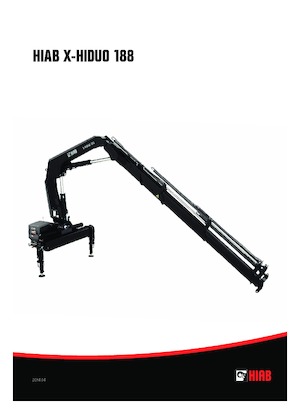 हाइड्रोलिक लोडिंग क्रेन Hiab X-HiDuo 188 BS-4