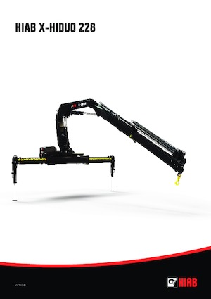 हाइड्रोलिक लोडिंग क्रेन Hiab X-HiDuo 228 E-2