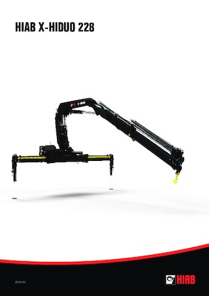 हाइड्रोलिक लोडिंग क्रेन Hiab X-HiDuo 228 E-5