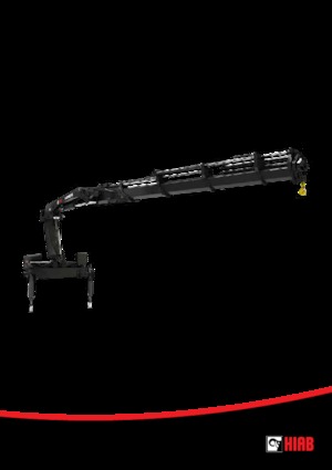 हाइड्रोलिक लोडिंग क्रेन Hiab X-HiPro 302 E-4 Jib 70 X-4