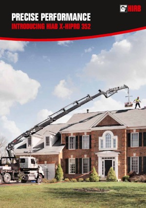 हाइड्रोलिक लोडिंग क्रेन Hiab X-HiPro 352 E-8 