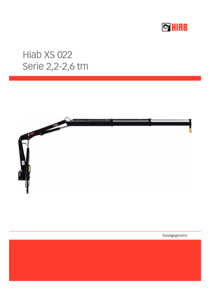हाइड्रोलिक लोडिंग क्रेन Hiab XS 022 D-2 HIDUO