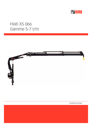 हाइड्रोलिक लोडिंग क्रेन Hiab XS 066 D-1 DUO