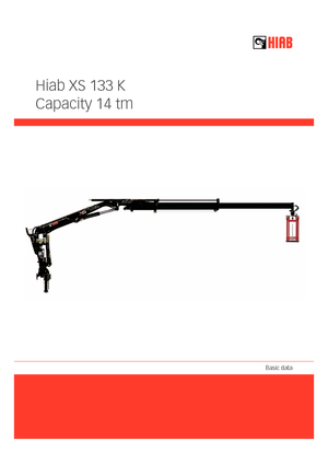 हाइड्रोलिक लोडिंग क्रेन Hiab XS 133 K-2 PRO