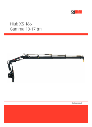 हाइड्रोलिक लोडिंग क्रेन Hiab XS 166 B-3 Classic