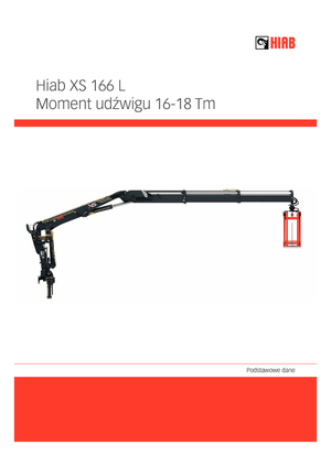 हाइड्रोलिक लोडिंग क्रेन Hiab XS 166 DLS-5 HIPRO CD