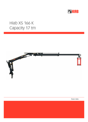 हाइड्रोलिक लोडिंग क्रेन Hiab XS 166 K-2 PRO