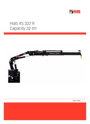 रोलोडिंग क्रेन Hiab XS 322 EP-2 DUO