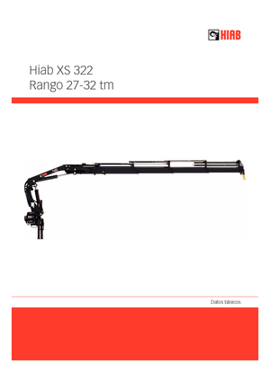 रोलोडिंग क्रेन Hiab XS 322 E-6 HIPRO Jib 70 x-4