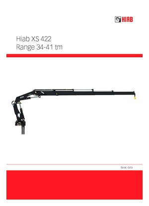 हाइड्रोलिक लोडिंग क्रेन Hiab XS 422 E-8 HiPro