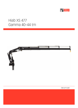 हाइड्रोलिक लोडिंग क्रेन Hiab XS 477 E-8 HIDUO