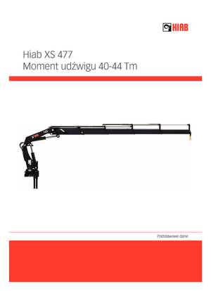 हाइड्रोलिक लोडिंग क्रेन Hiab XS 477 E-8 HIPRO CD