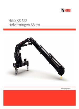 हाइड्रोलिक लोडिंग क्रेन Hiab XS 622 EP-4 HIPRO