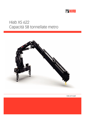 हाइड्रोलिक लोडिंग क्रेन Hiab XS 622 EP-4 HIPRO
