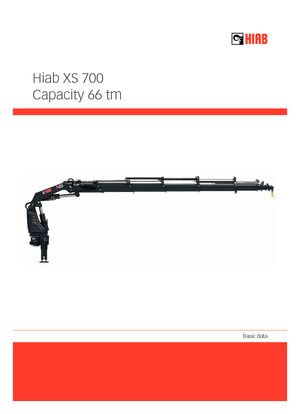 हाइड्रोलिक लोडिंग क्रेन Hiab XS 700 E-7 HIPRO JIP 135 X-2