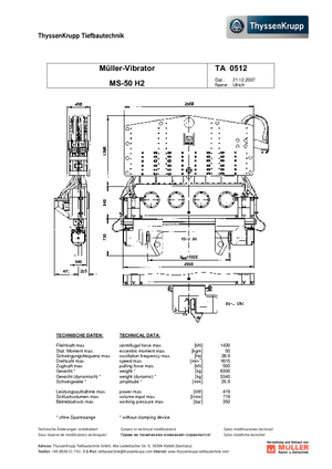 वाइब्रो हैमर Müller MS 50 H 2
