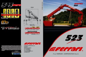 हाइड्रोलिक लोडिंग क्रेन Ferrari® 523 A 1