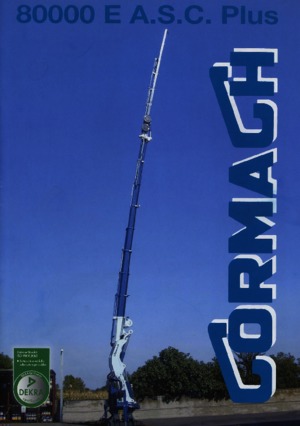 हाइड्रोलिक लोडिंग क्रेन Cormach 88000 E 4