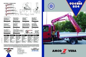 हाइड्रोलिक लोडिंग क्रेन Amco Veba 904-4 S