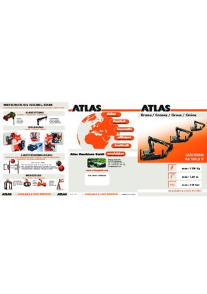 हाइड्रोलिक लोडिंग क्रेन Atlas AK 104.3 V A11