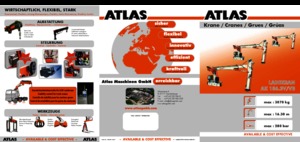 हाइड्रोलिक लोडिंग क्रेन Atlas AK 186.3 VB A13L