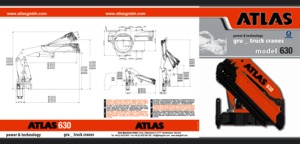 हाइड्रोलिक लोडिंग क्रेन Atlas AK 630.6