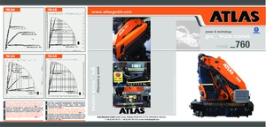 हाइड्रोलिक लोडिंग क्रेन Atlas AK 760.6 J4