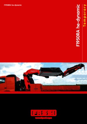 हाइड्रोलिक लोडिंग क्रेन Fassi F 1950 RAL 2.28 he-dynamic