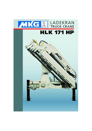 हाइड्रोलिक लोडिंग क्रेन MKG HLK 171 HP a3