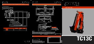 हाइड्रोलिक लोडिंग क्रेन Atlas TC 13 C SF2
