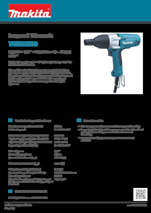 इम्पैक्ट ड्राइवर और रिंच Makita TW0250
