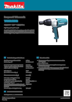 इम्पैक्ट ड्राइवर और रिंच Makita TW0350
