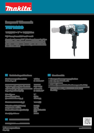 इम्पैक्ट ड्राइवर और रिंच Makita TW1000