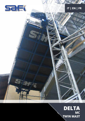 इंडस्ट्रियल होइस्ट Safi DELTA MC TWIN MAST 3.0