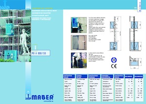 इंडस्ट्रियल होइस्ट Maber MB A 800/150-R