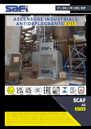 इंडस्ट्रियल होइस्ट Safi SCAF AS ATEX