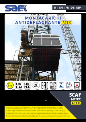 इंडस्ट्रियल होइस्ट Safi SCAF MC/PC ATEX