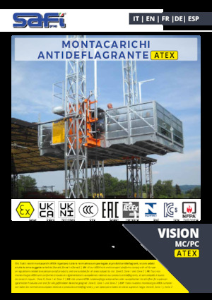 इंडस्ट्रियल होइस्ट Safi VISION MC/PC 5000 ATEX