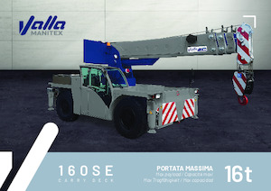 इंडस्ट्रियल मोबाइल क्रेन Valla 160 SE