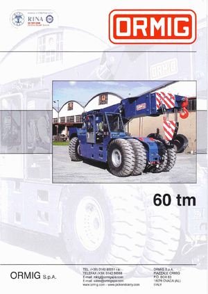 इंडस्ट्रियल मोबाइल क्रेन ORMIG 60 tm