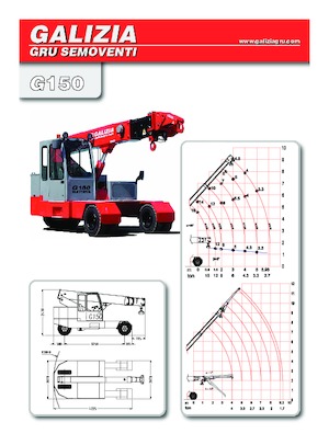 इंडस्ट्रियल मोबाइल क्रेन Galizia G 150
