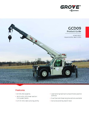 इंडस्ट्रियल मोबाइल क्रेन Grove GCD09