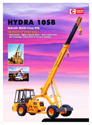 इंडस्ट्रियल मोबाइल क्रेन Escorts Hydra 10 SB