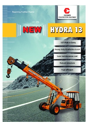 इंडस्ट्रियल मोबाइल क्रेन Escorts Hydra 13